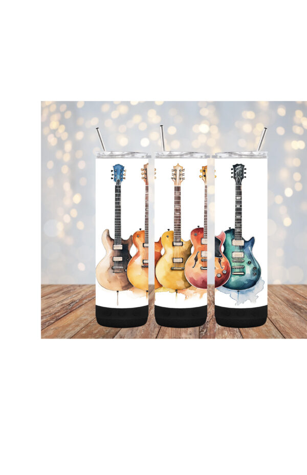 Guitar Bluetooth 20 oz. Stainless Tumbler