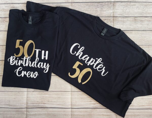 50th Birthday Crew Tshirt