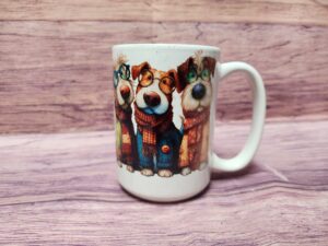 Cute Dog 15 oz. Ceramic Coffee Mug